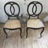 Napoleon III chairs pair