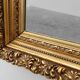 Baroque style giltwood mirror with acanthus carvings, France ca. 1880