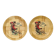 2 Bamboo trays of Asian origin certainly 1950
