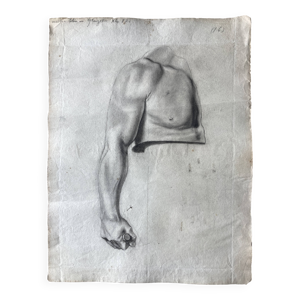 Etude d'atelier sur papier - 19e