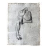 Etude antomique néo classique d’atelier fin 19e, Paris Montparnasse