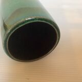 Green ceramic vase style W Germany
