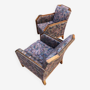 Paire fauteuils artdeco 1930