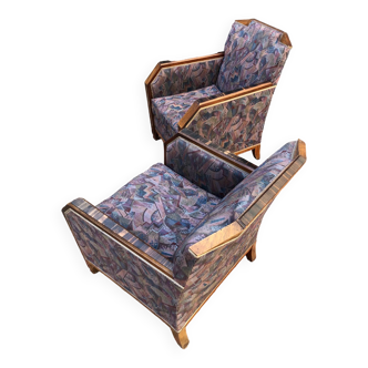 Paire fauteuils artdeco 1930