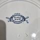 Lot of 4 flat plates Creil Montereau model Flora