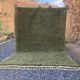 Handwoven natural wool rug, size 140/260 cm.