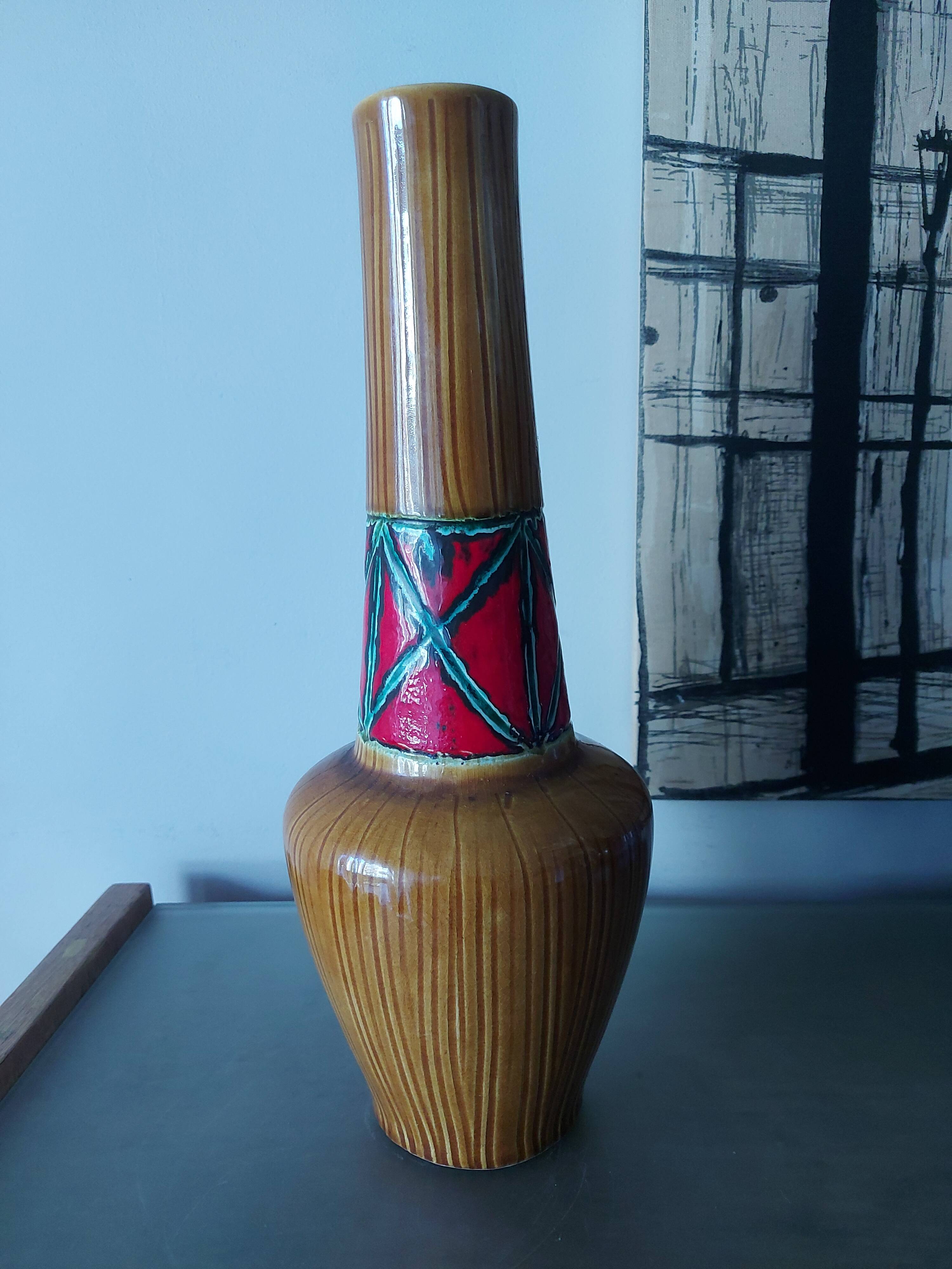 Ceramic vase 50's, 60's