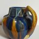 Art nouveau pitcher enamelled earth early twentieth century
