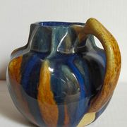 Pichet art nouveau terre émaillée début XXème