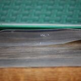 Green and gold ceramic dish