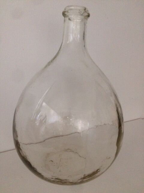 Transparent demijohn of 5 L