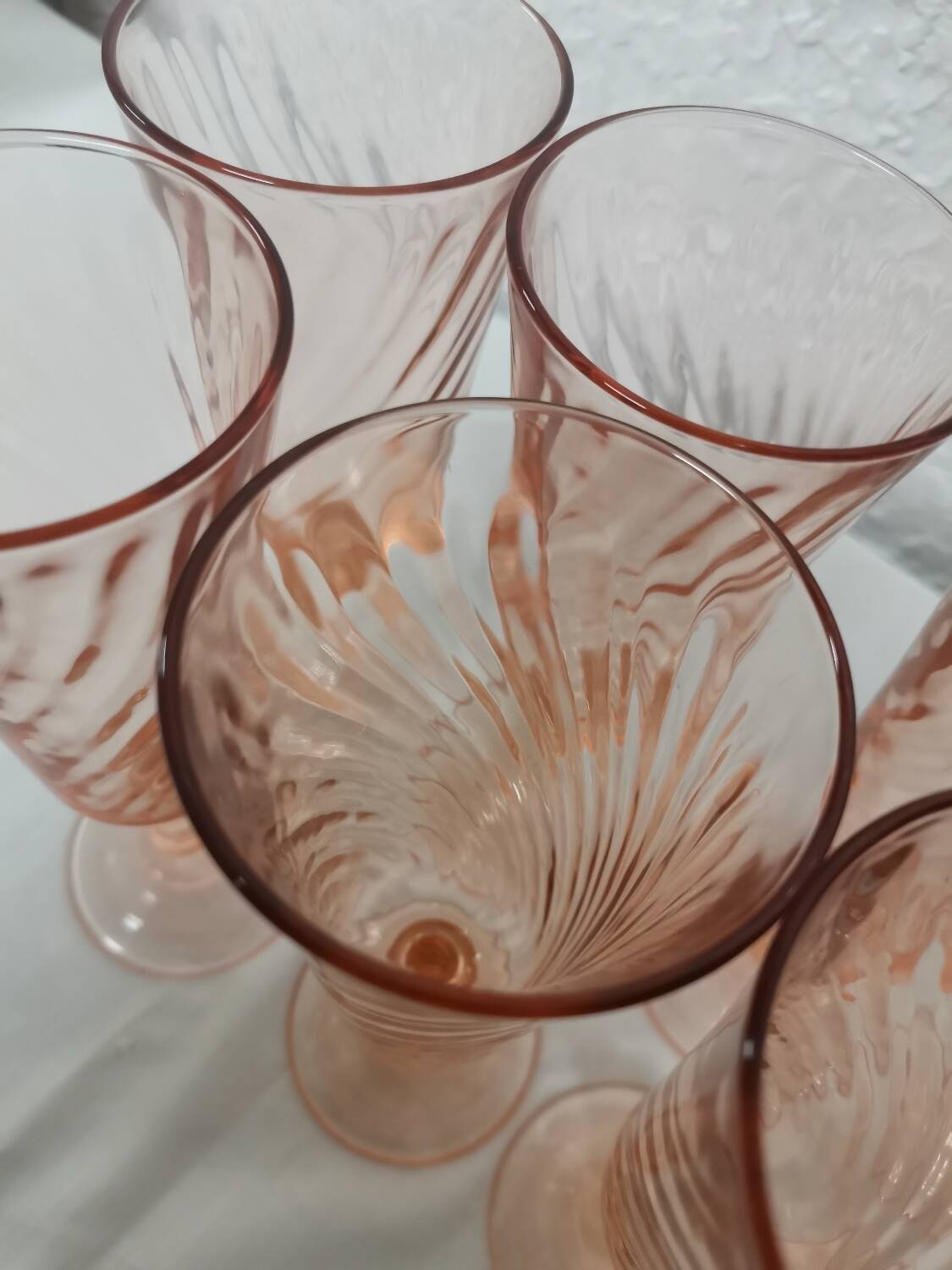 Rosaline champagne flutes