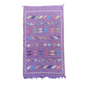 Moroccan purple ethnic carpet