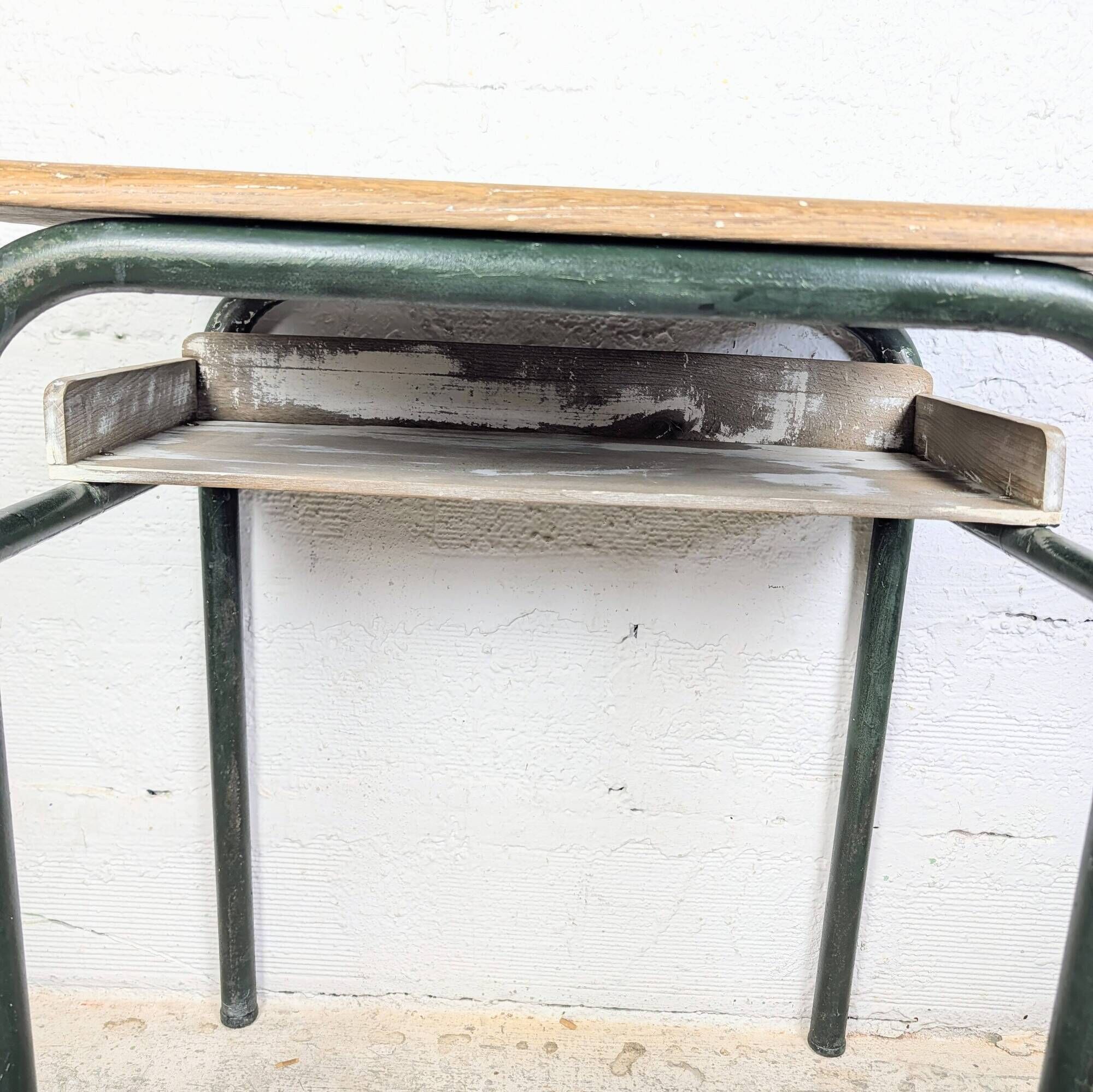 Vintage desk for a large schoolboy.