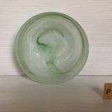 Baguier vide poche pâte de verre verte P