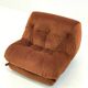 Orange Nuvolone armchair by Rino Maturi for Mimo Padova