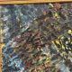 Grande huile sur toile suédoise originale – « Composition » par Valter Gibson