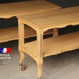 Large serving trolley in blond wood from... matignon! (2/2)