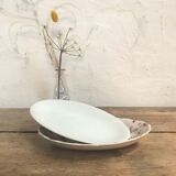 Pair of English earthenware ravines