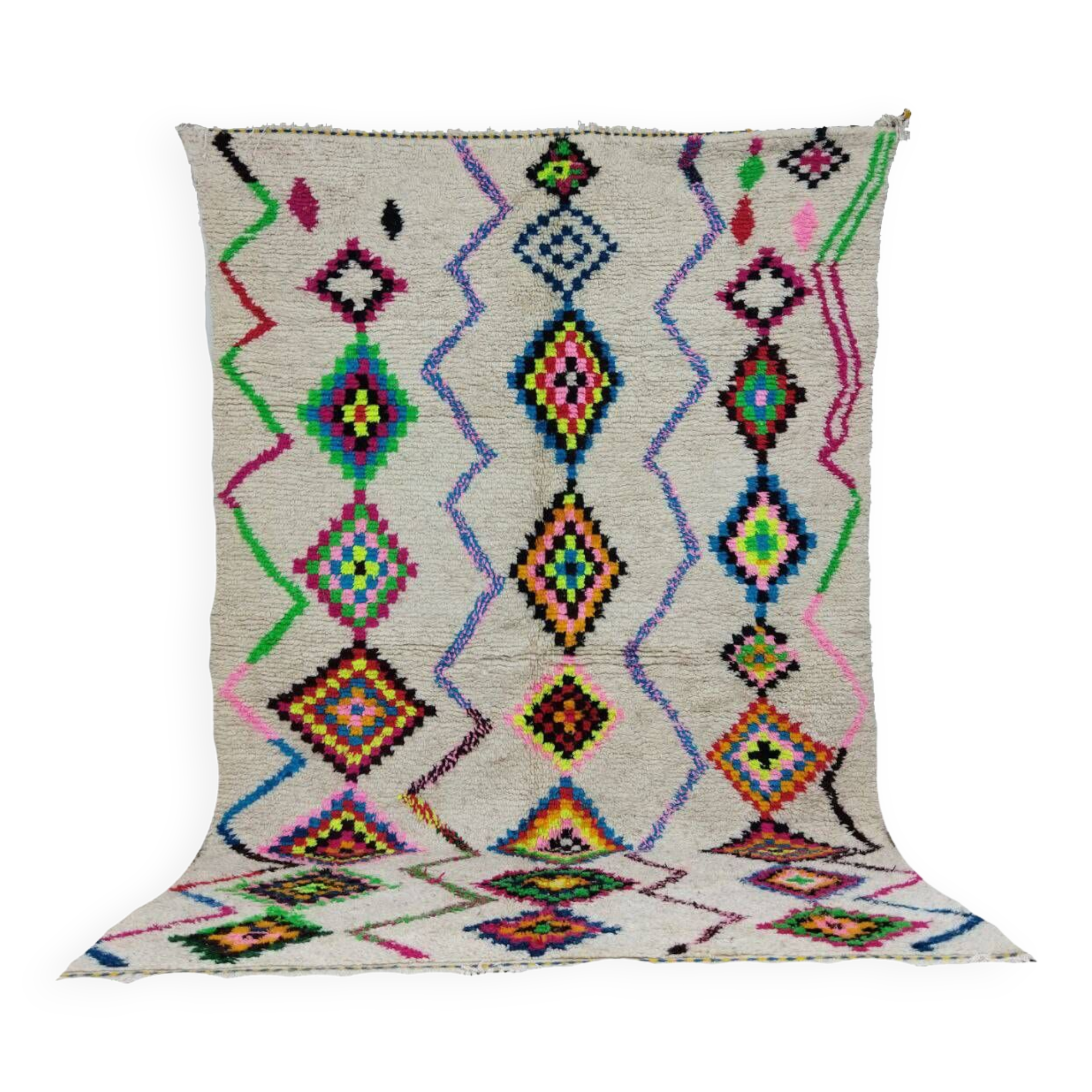 Handmade Moroccan Berber rug 260 X 162 CM