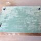 Antique French chrome-plated brass mirror tray, Art Deco style, 1920s-30s