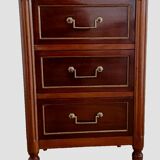 Commode d'entre deux de style Louis XVI en acajou XX siècle