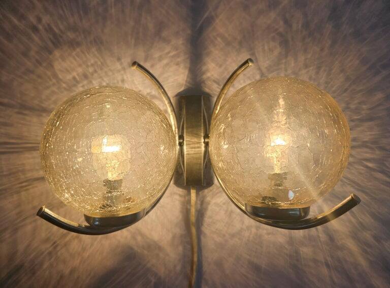 Rare Mid-Century Wall Lamp in the Style of Gaetano Sciolari, Italy, 1970s