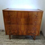 Vintage lacquered chest of drawers