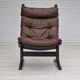 1960’s, Norwegian design, "Siesta" lounge chair by Ingmar Relling, leather, bentwood.