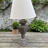 Large wooden lamp