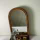 Miroir en rotin
