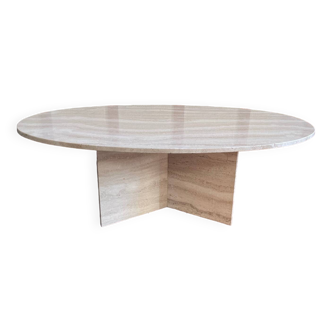 Table basse travertin 1970