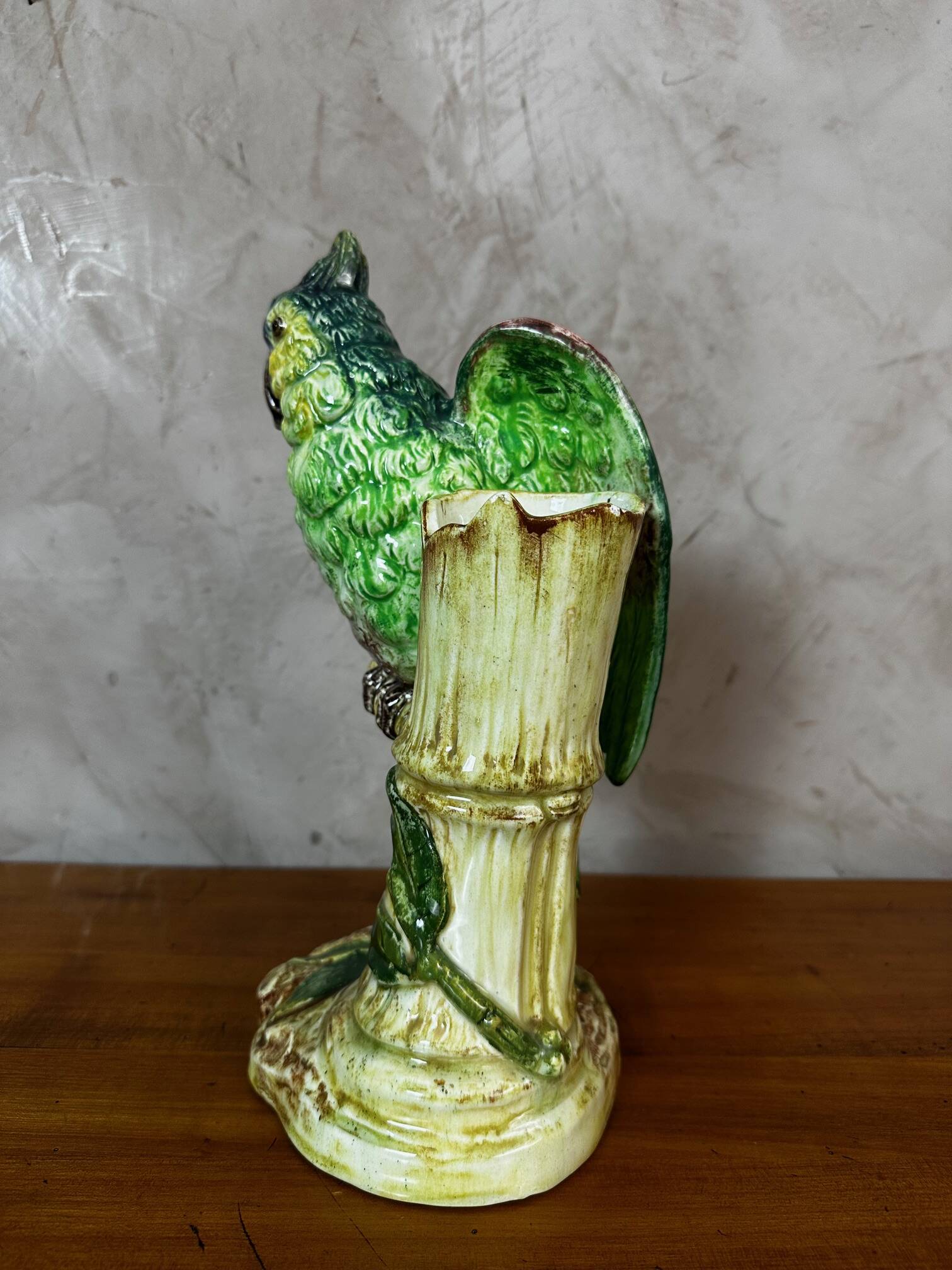 Ceramic parrot