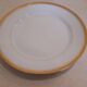 Porcelain plate with gold trim