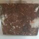 pretty Louis XVI Style bedside cabinet - 1 drawer - 1 Elm Burl marble tray door