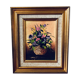 Peinture signée sur toile, bouquet de fleurs
