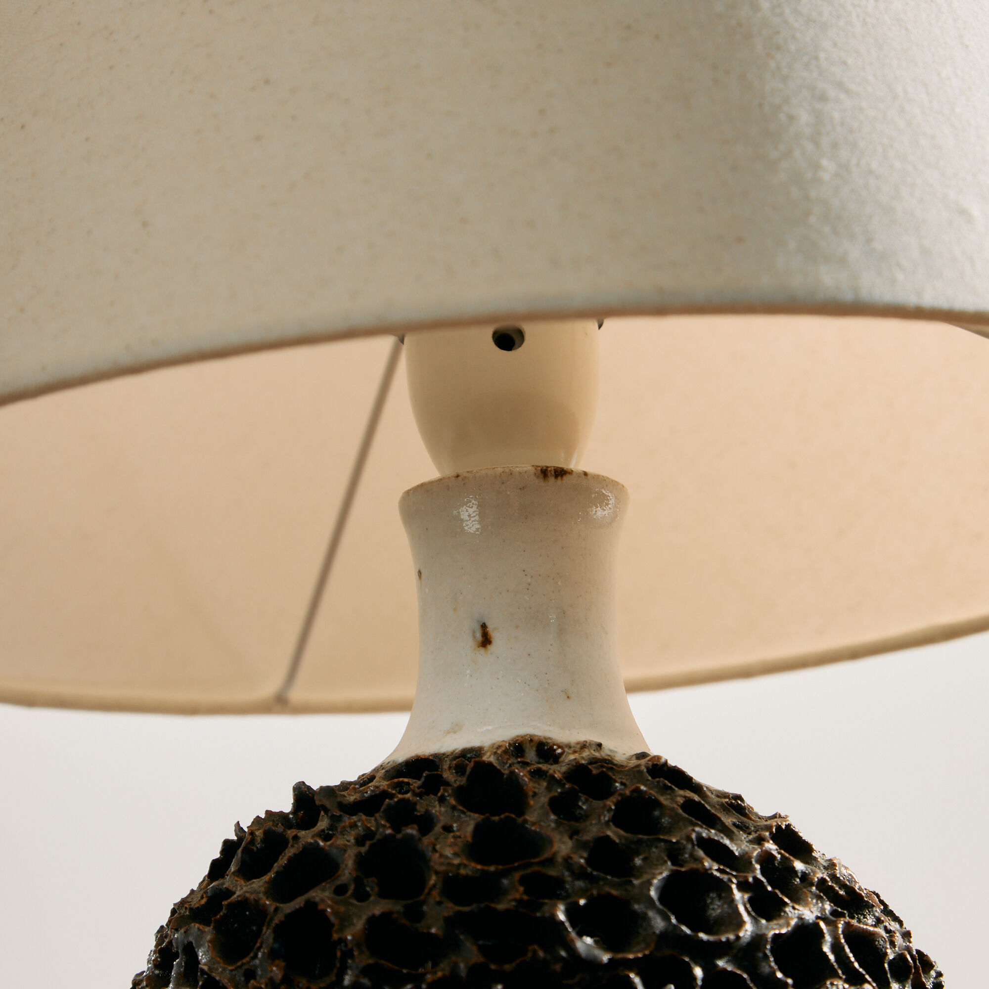 Danish ceramic table lamp by Bodil Marie Nielsen, set of 2