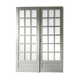 Double old glazed doors
