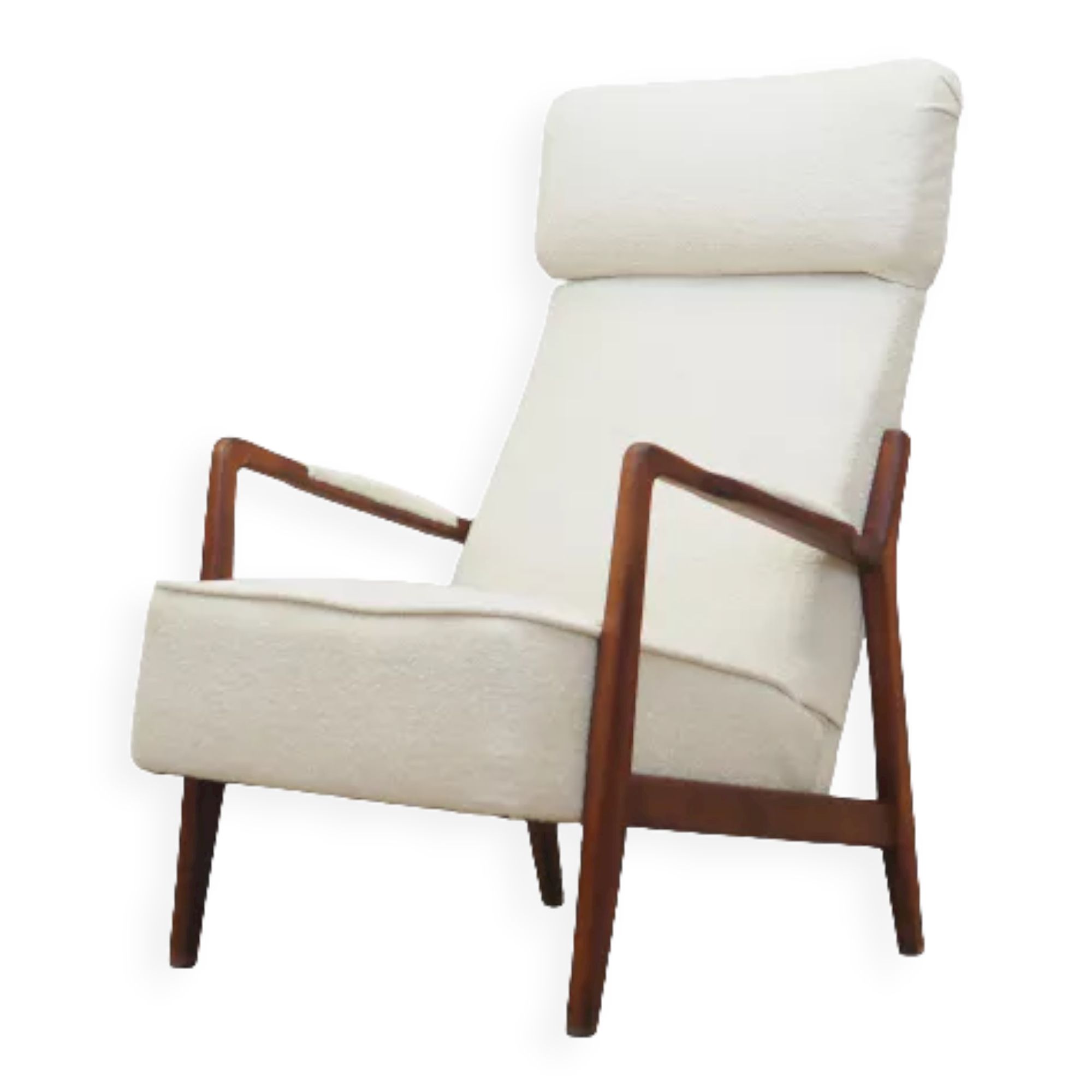 Beech armchair, Scandinavian design, 1960s, designer Folke Ohlsson, manufacturer DUX