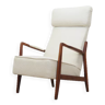 Beech armchair, Scandinavian design, 1960s, designer Folke Ohlsson, manufacturer DUX