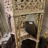 Rare antique wooden arch table, signed Amati, Turin, early 20th century Art Nouveau