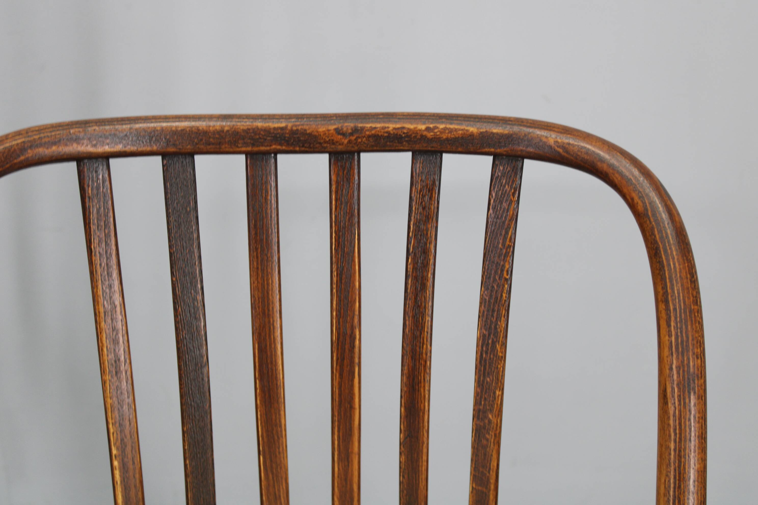 1960s Antonin Suman Set of Six Beech Dining Chairs, Restored