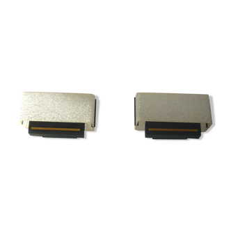 Pair of wall lamps of the house arlus in perspex 1960