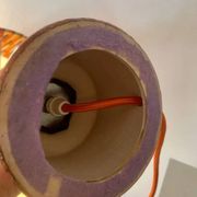 Large vintage table lamp – German pottery from the 70s | Hustadt (attributed)
