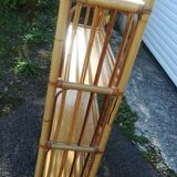 Vintage rattan shelf