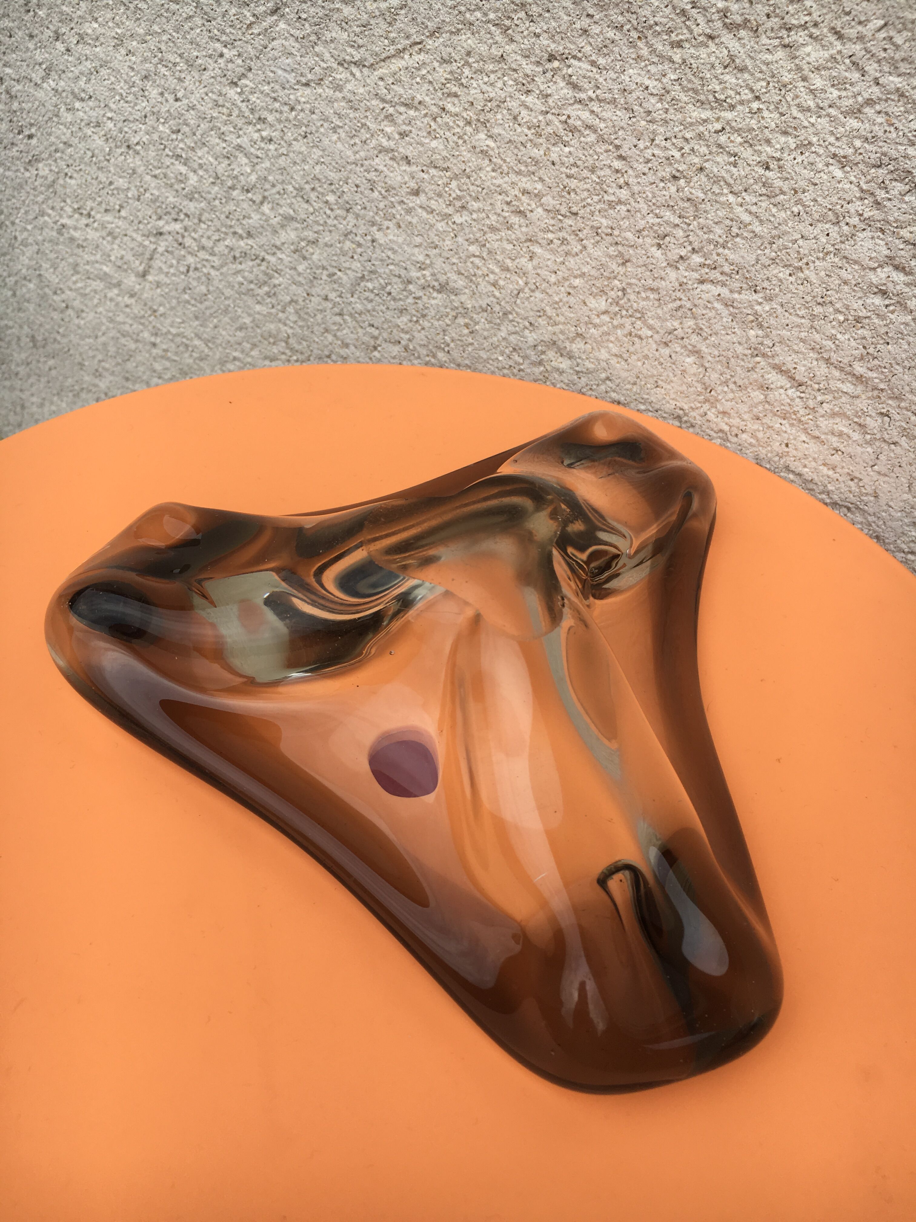 Empty Murano glass pocket