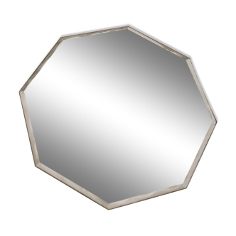Miroir biseauté ancien 24cm