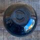 Vintage Black Inlaid Glass Vase International Design LA GALLERIA