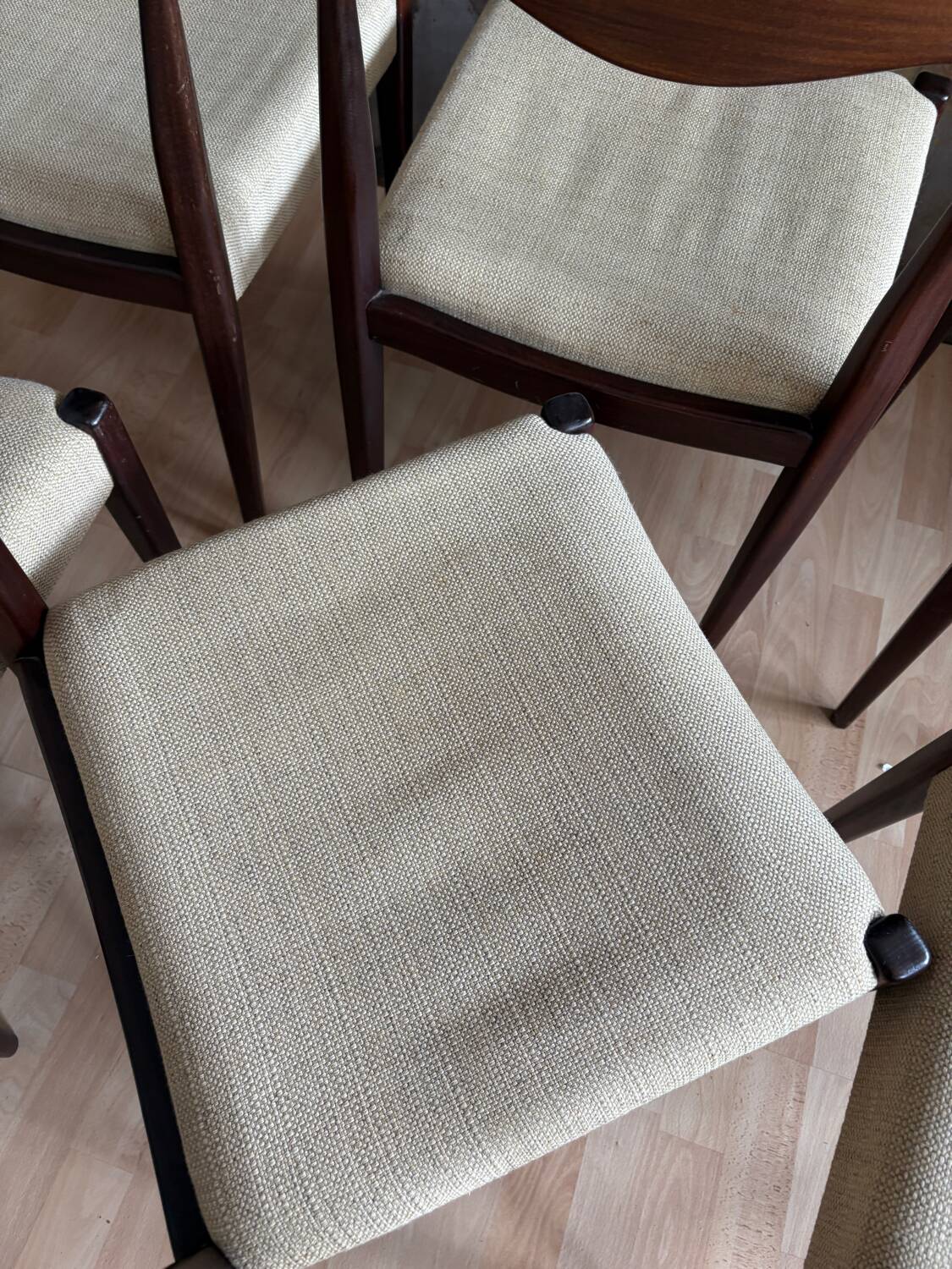 6 Scandinavian chairs circa