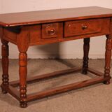 Console Two Drawer in Cherry Wood - 18th Century